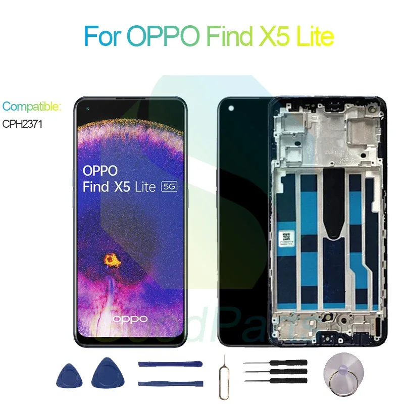 Oppo Find X5 Lite Ekran Dokunmatik A Plus Kalite Ürün/INCELL Çıtasız (Çerçevesiz)