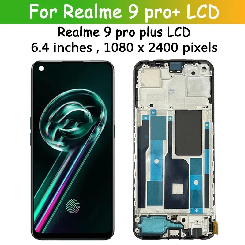 Oppo Realme 9 Pro Plus 4G Ekran Dokunmatik OLED Çıtasız (Çerçevesiz)