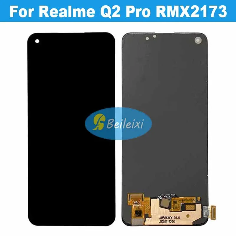 Oppo Realme Q2 Pro 5G Ekran Dokunmatik OLED 04 VER Çıtasız (Çerçevesiz)