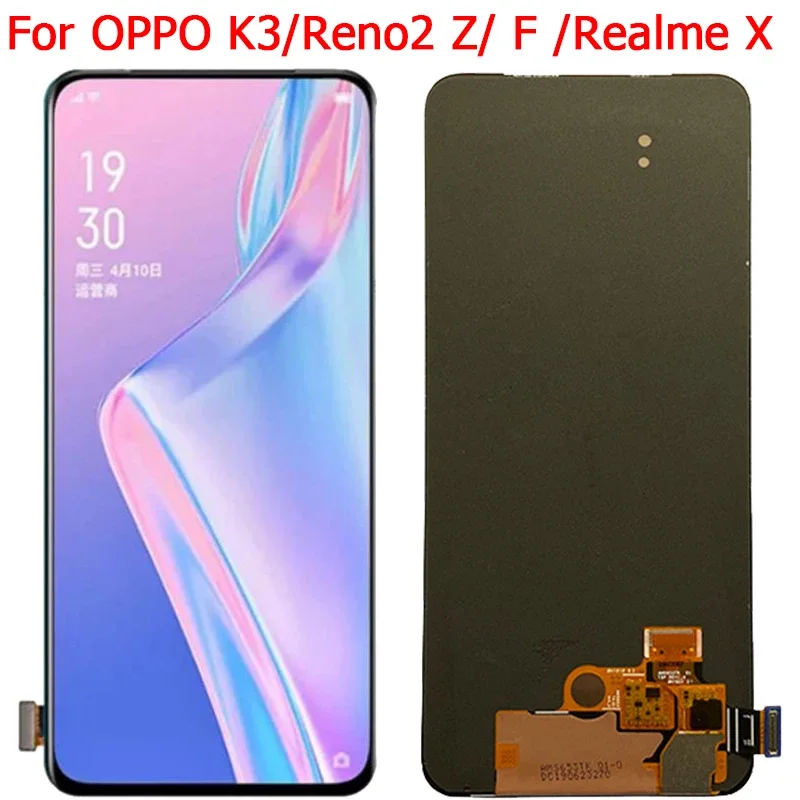 Oppo Realme X Ekran Dokunmatik OLED Çıtasız (Çerçevesiz)