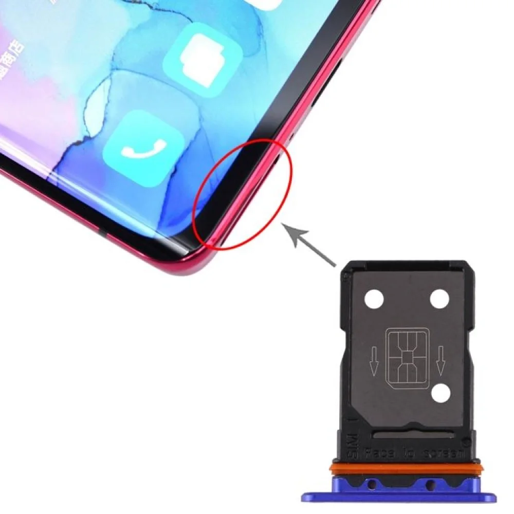 Oppo Reno 3 Pro Sim Kart Tepsisi Mavi