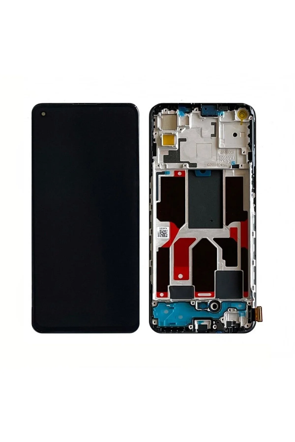 Oppo Reno 5 Lite Ekran Ara Film Siyah