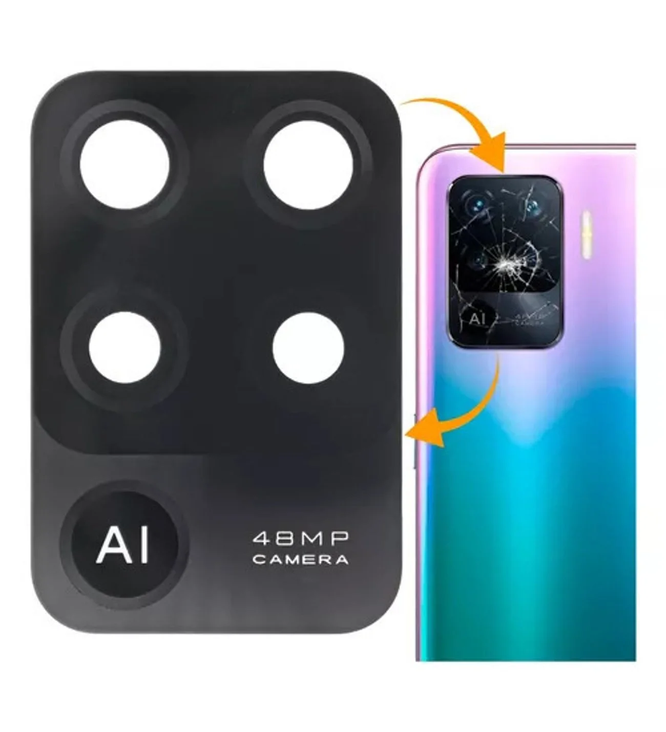 Oppo Reno 5 Lite Kamera Camı
