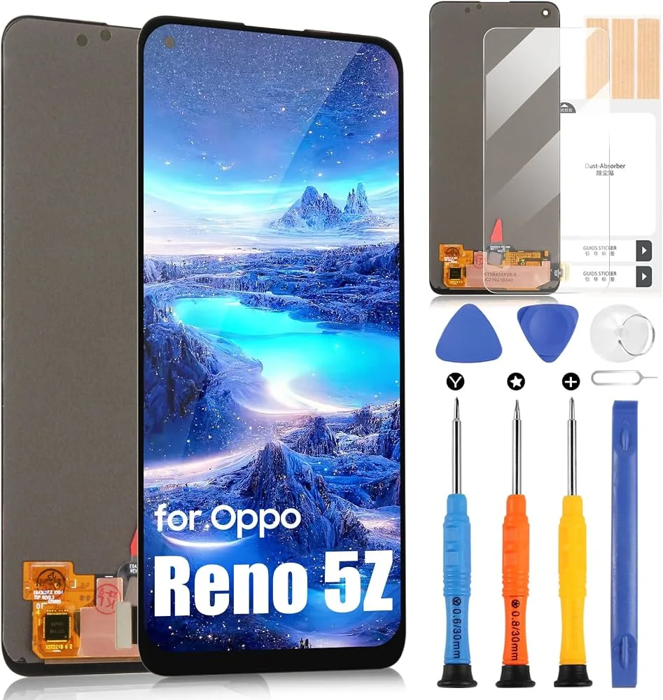Oppo Reno 5Z Ekran Dokunmatik OLED 04 VER Çıtasız (Çerçevesiz)