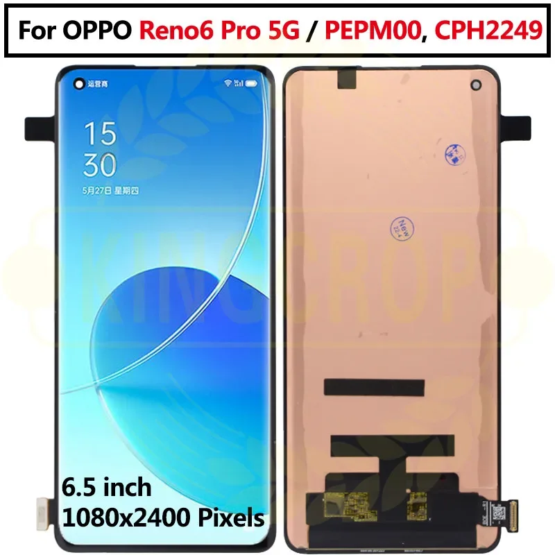 Oppo Reno 6 Pro Ekran Dokunmatik SOFT OLED Kalite Ekran Çıtasız (Çerçevesiz)