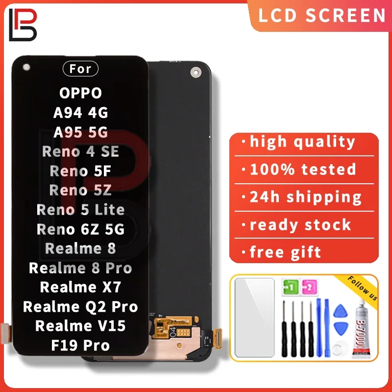 Oppo Reno 6Z 5G Ekran Dokunmatik OLED 04 VER Çıtasız (Çerçevesiz)