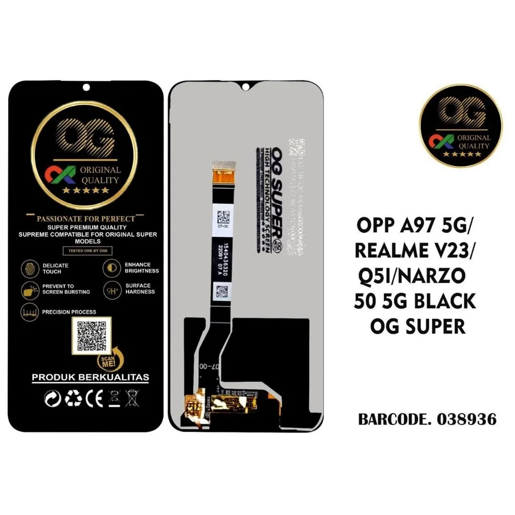 Oppo V23i 5G Ekran Dokunmatik Orijinal Çıtasız Ürün (Çerçevesiz)