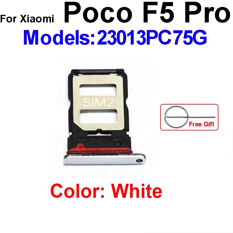 Poco F5 Sim Kart Tepsisi Beyaz