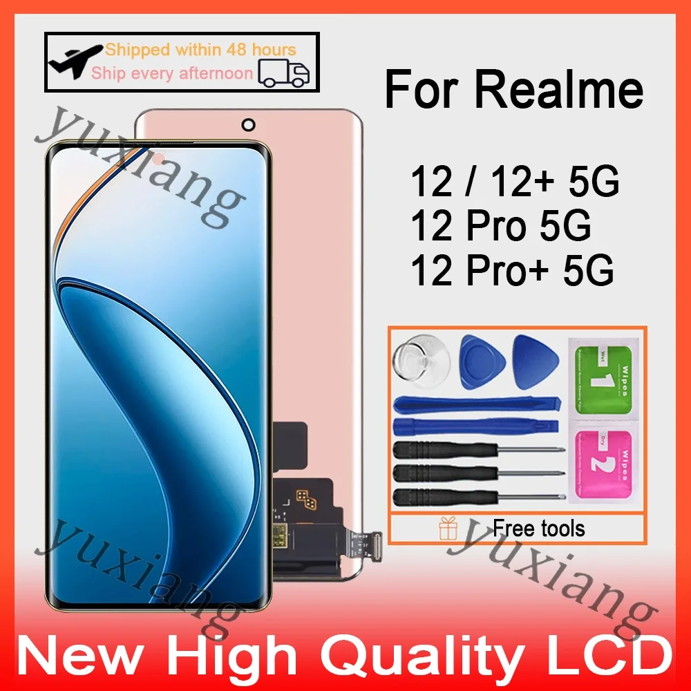 Realme 12 Pro Ekran Dokunmatik SOFT OLED Kalite Ekran Çıtasız (Çerçevesiz)