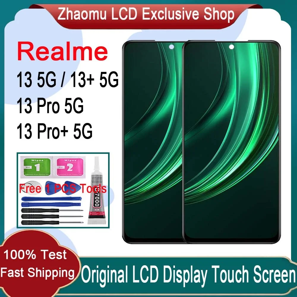 Realme 13 Pro Gold Çıtalı Ekran Dokunmatik SOFT OLED Kalite Ekran