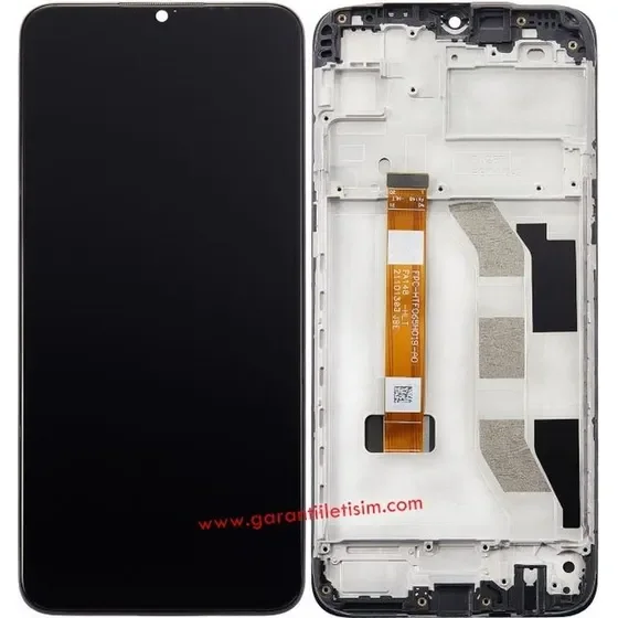 Realme 6 Çıtalı Ekran Dokunmatik Siyah Orijinal
