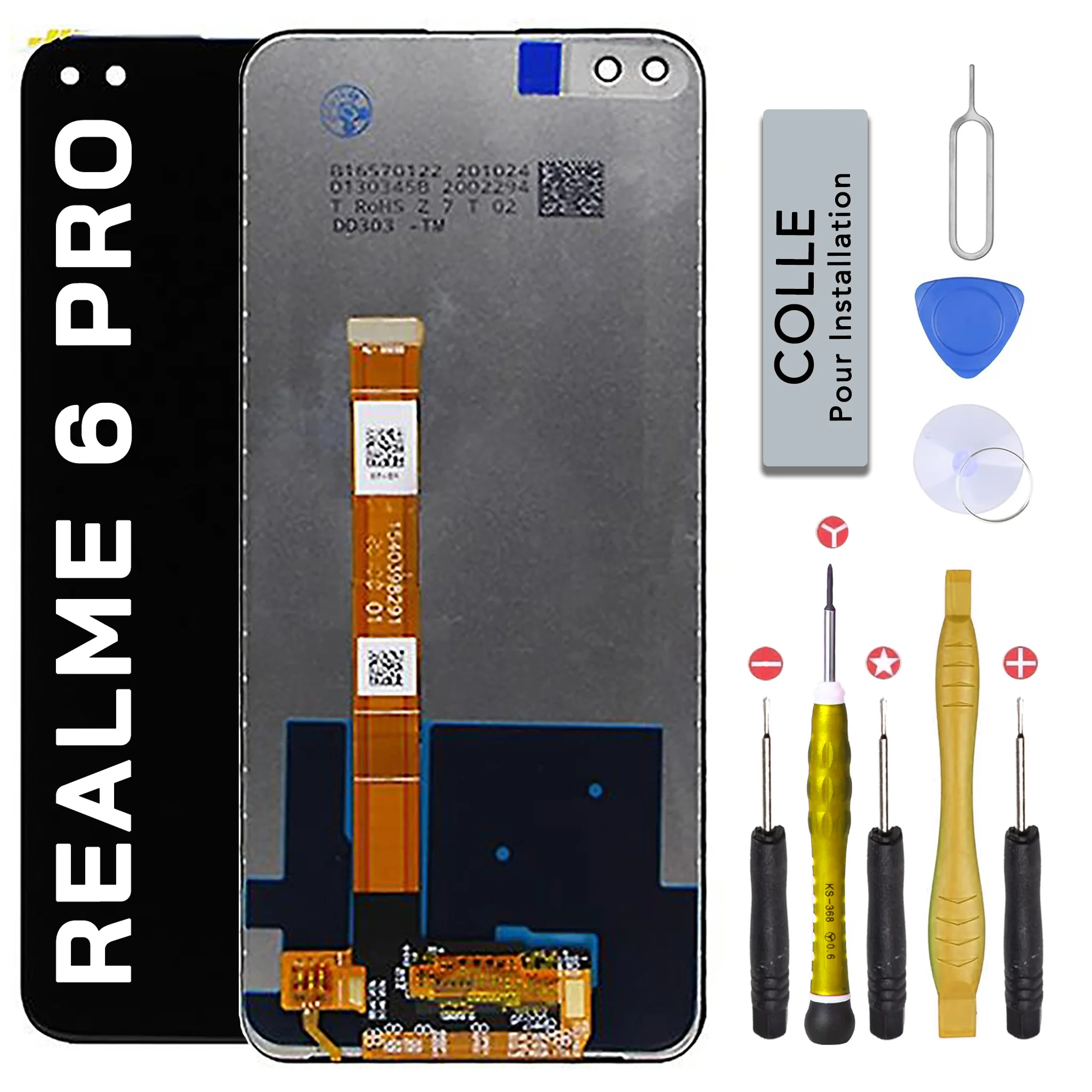 Realme 6 Pro Ekran Dokunmatik Orijinal Çıtasız Ürün (Çerçevesiz)