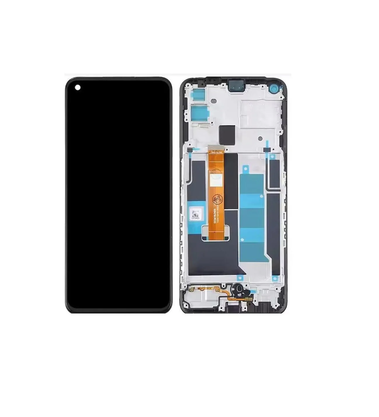 Realme 7 Çıtalı Ekran Dokunmatik Siyah Orijinal