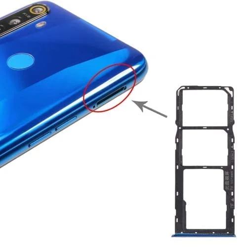 Realme 7 Pro Sim Kart Tepsisi Mavi
