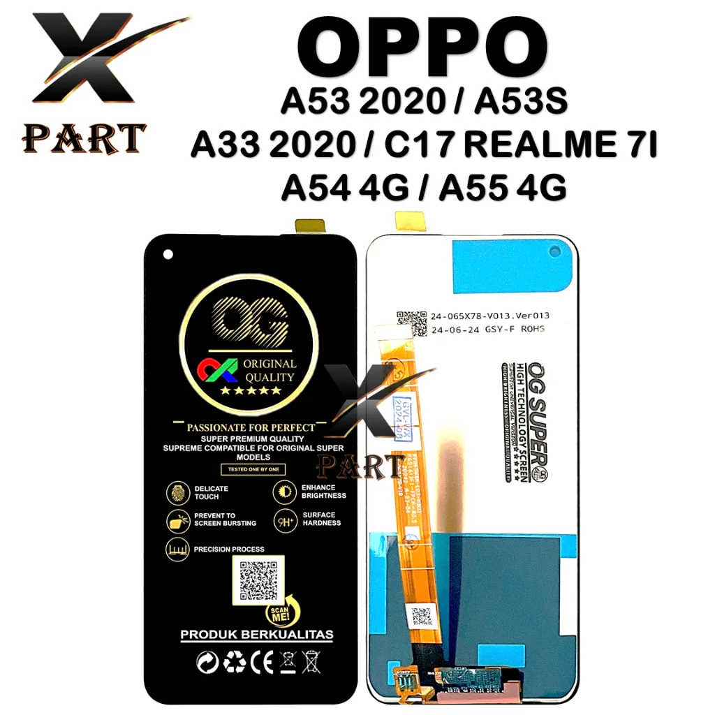 Realme A33 4G Ekran Dokunmatik Orijinal Çıtasız Ürün (Çerçevesiz)