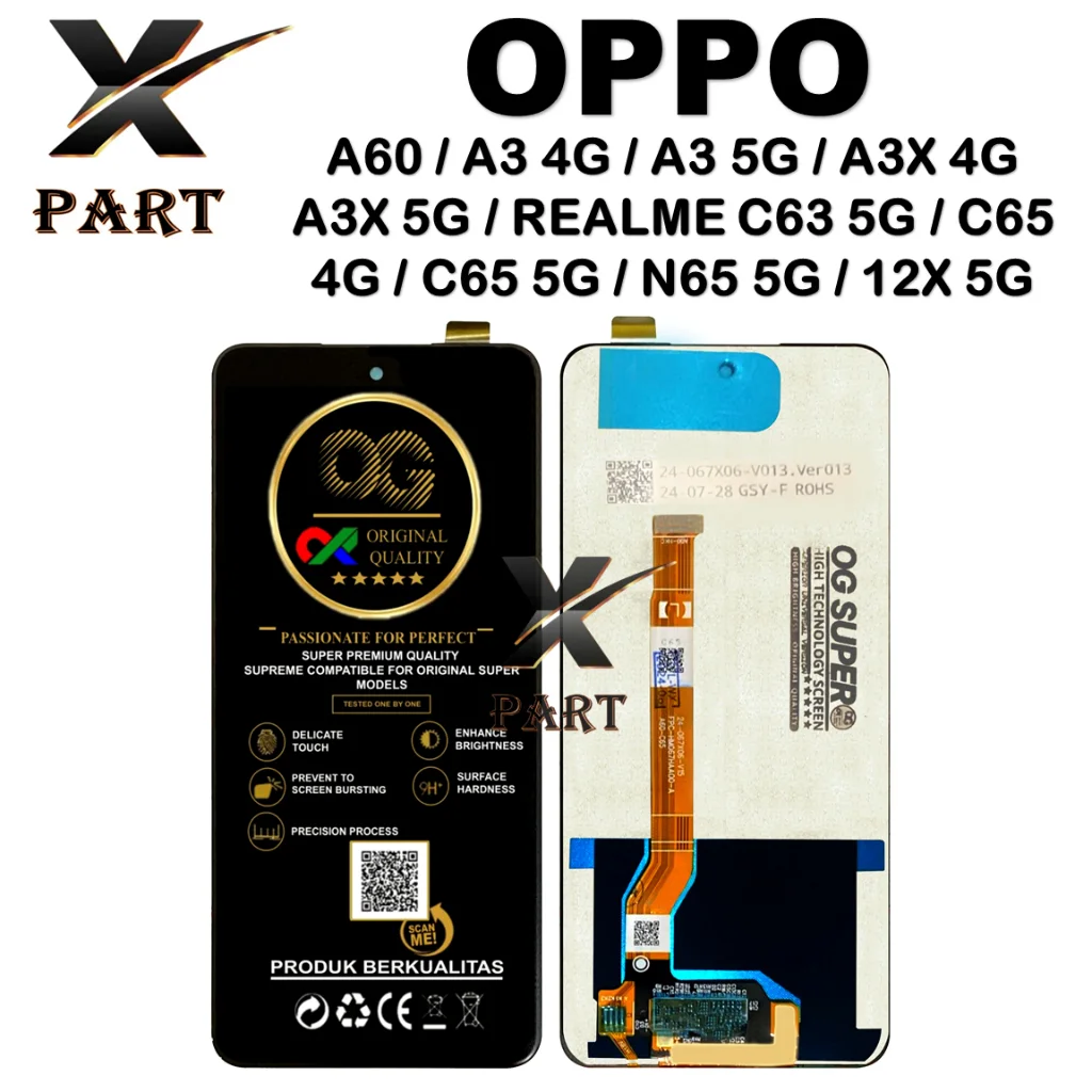 Realme A3x 4G Ekran Dokunmatik Orijinal Çıtasız Ürün (Çerçevesiz)