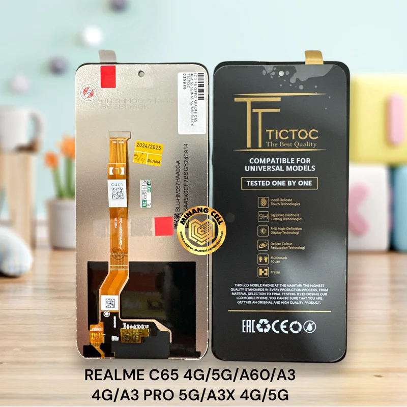 Realme A3x 5G Ekran Dokunmatik Orijinal Çıtasız Ürün (Çerçevesiz)