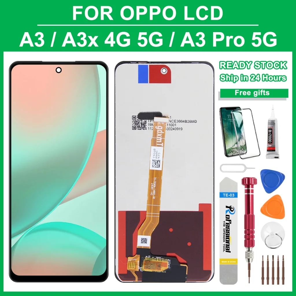 Realme A5 Pro Ekran Dokunmatik SOFT OLED Kalite Ekran Çıtasız (Çerçevesiz)