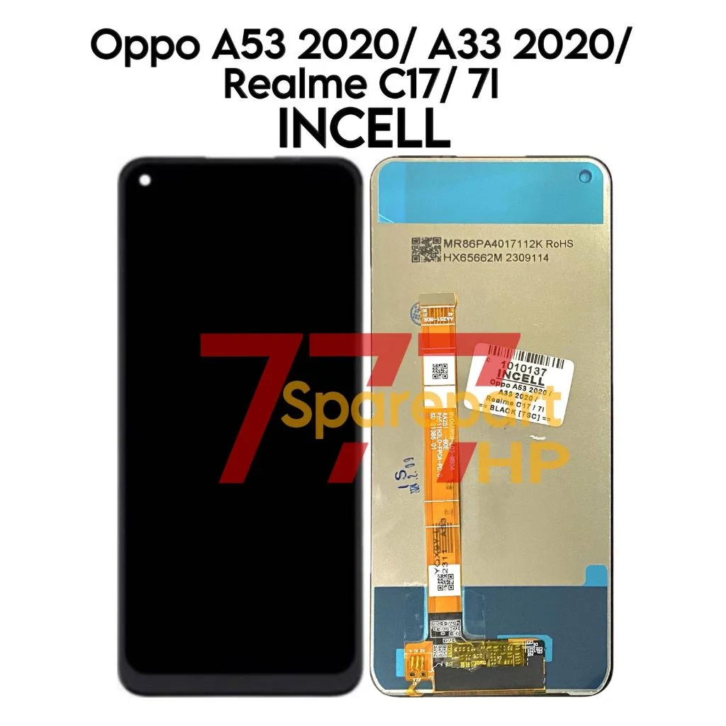 Realme A53 4G Ekran Dokunmatik Orijinal Çıtasız Ürün (Çerçevesiz)