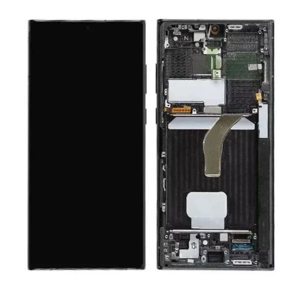 Realme C17 Çıtalı Ekran Dokunmatik Siyah Orijinal