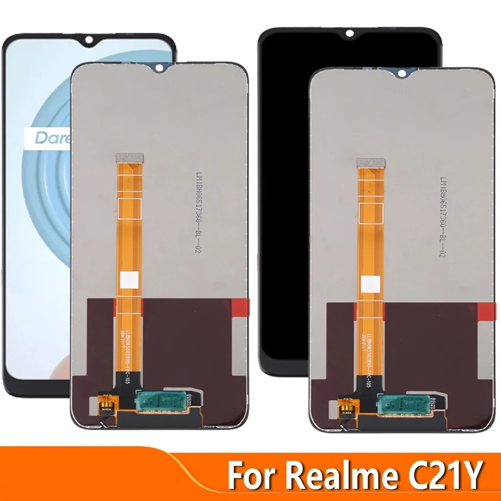 Realme C21y Ekran Dokunmatik Orijinal Çıtasız Ürün (Çerçevesiz)