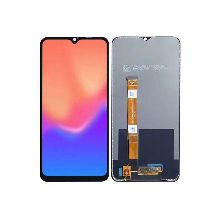 Realme C3 Çıtalı Ekran Dokunmatik Siyah Orijinal