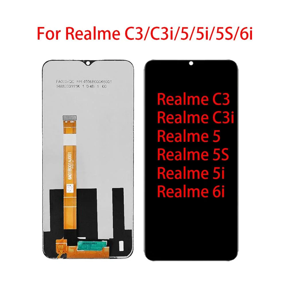 Realme C3i Ekran Dokunmatik Orijinal Çıtasız Ürün (Çerçevesiz)