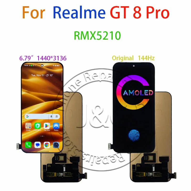 Realme Gt 8 Pro Ekran Dokunmatik SOFT OLED Kalite Ekran Çıtasız (Çerçevesiz)