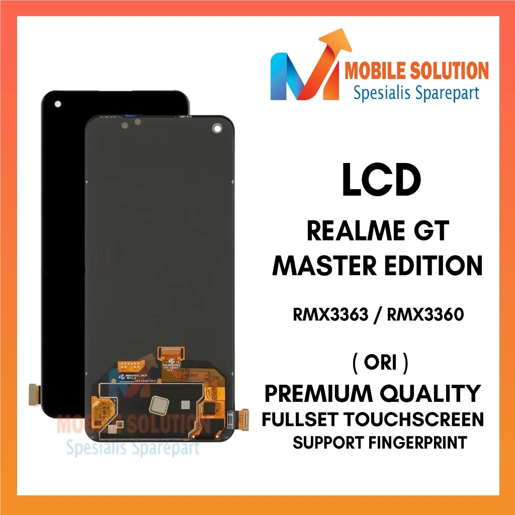 Realme Gt Master Çıtalı Ekran Dokunmatik Siyah OLED