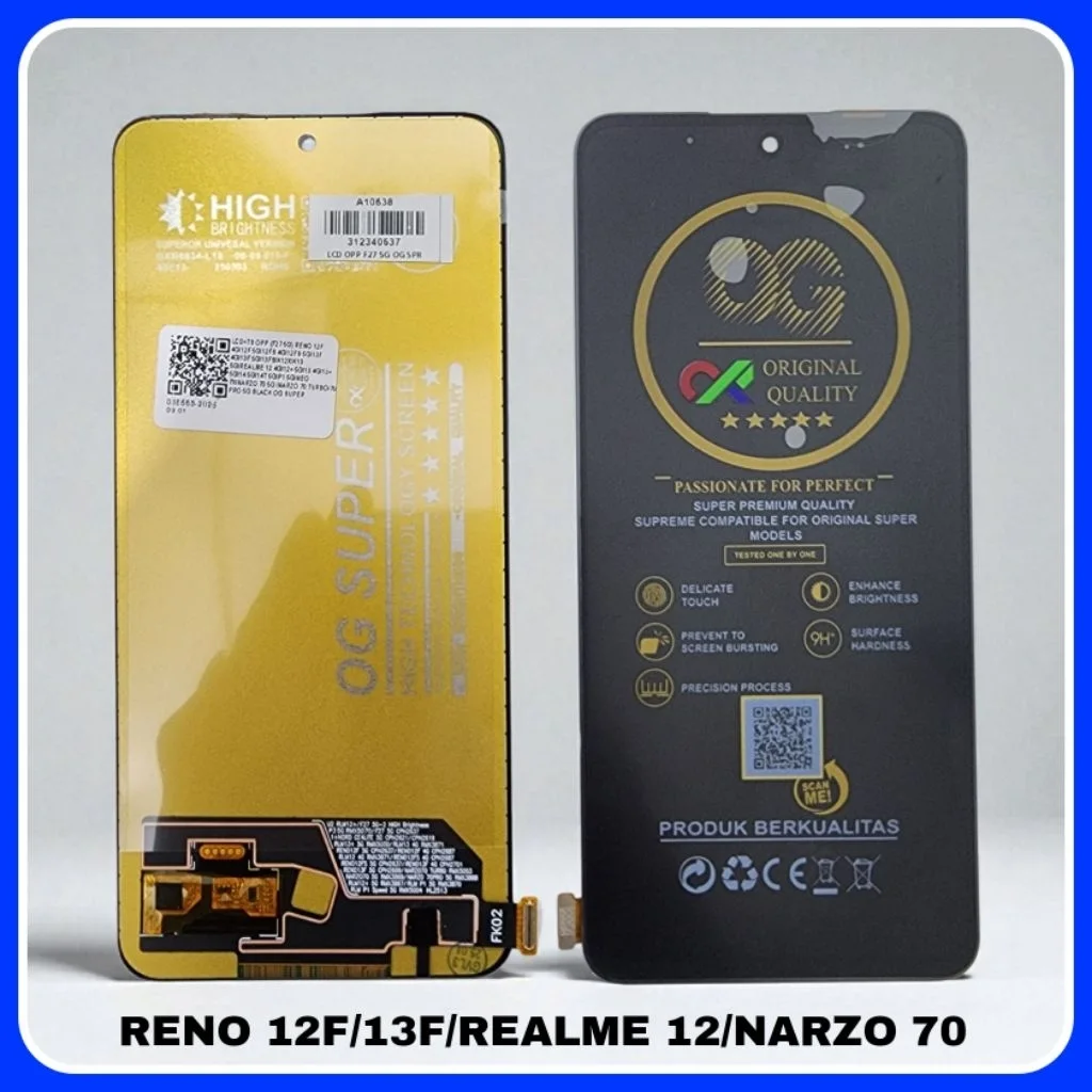 Realme K12x 5G Ekran Dokunmatik OLED FK03 Çıtasız (Çerçevesiz)