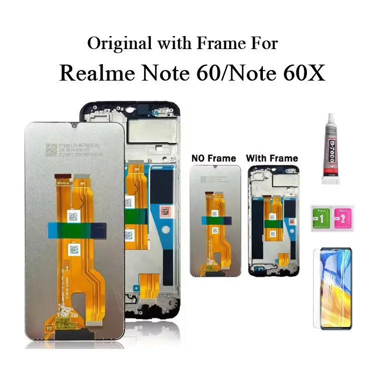 Realme Note 60 Ekran Dokunmatik Orijinal Çıtasız Ürün (Çerçevesiz)