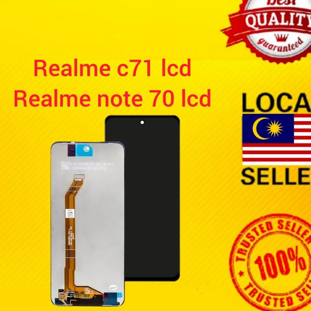 Realme Note 70 Ekran Dokunmatik Orijinal Çıtasız Ürün (Çerçevesiz)
