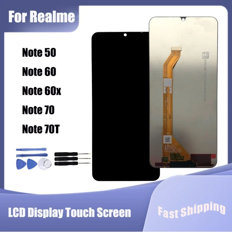 Realme Note 70T Ekran Dokunmatik Orijinal Çıtasız Ürün (Çerçevesiz)
