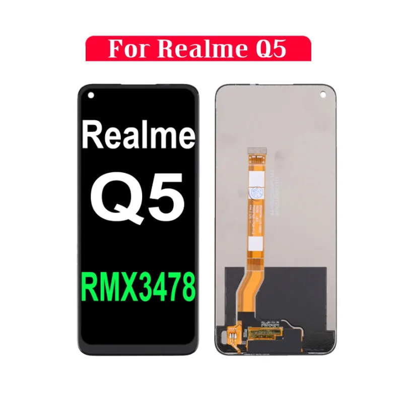 Realme Q5 Ekran Dokunmatik Orijinal Çıtasız Ürün (Çerçevesiz)