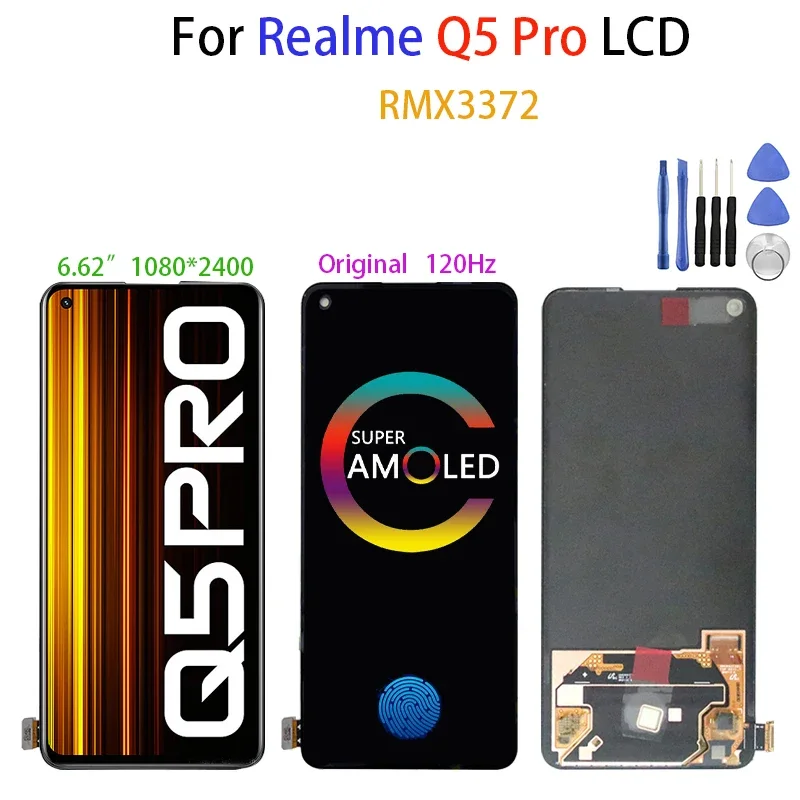 Realme Q5 Ekran Dokunmatik Orijinal Çıtasız Ürün (Çerçevesiz)