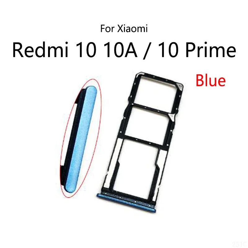 Redmi 10A Sim Kart Tepsisi Mavi