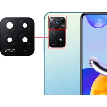 Redmi Note 11 Pro 4G Kamera Camı