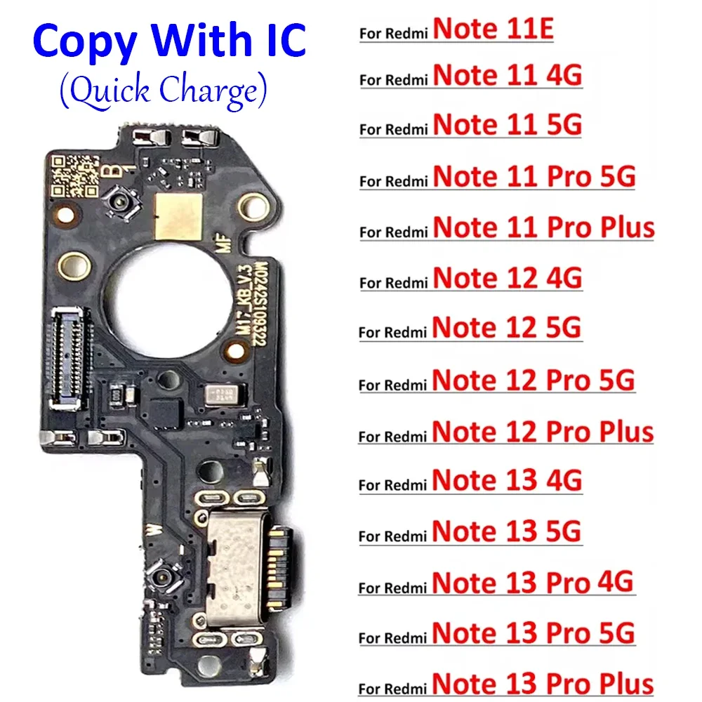 Redmi Note 11E Şarj Soketli Mikrofon Bordu