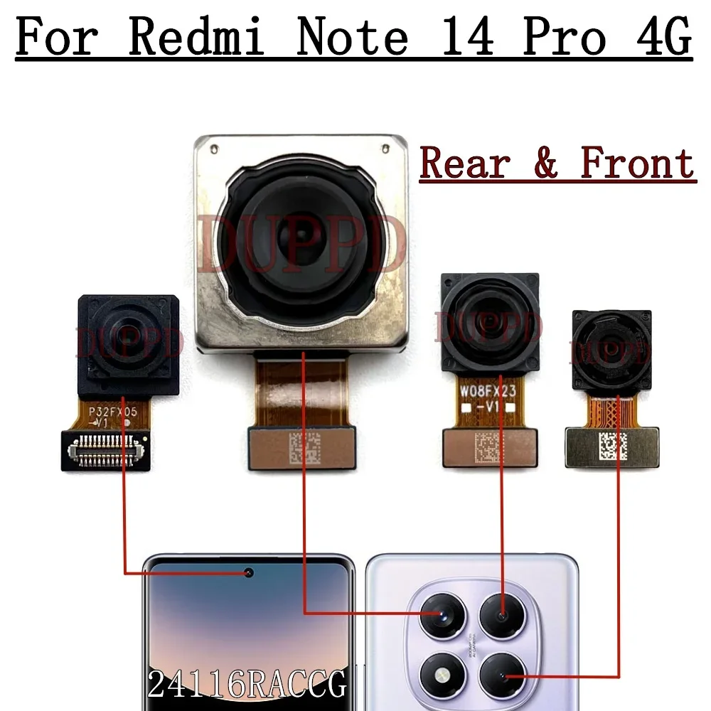 Redmi Note 14 4G Ön Kamera Orijinal