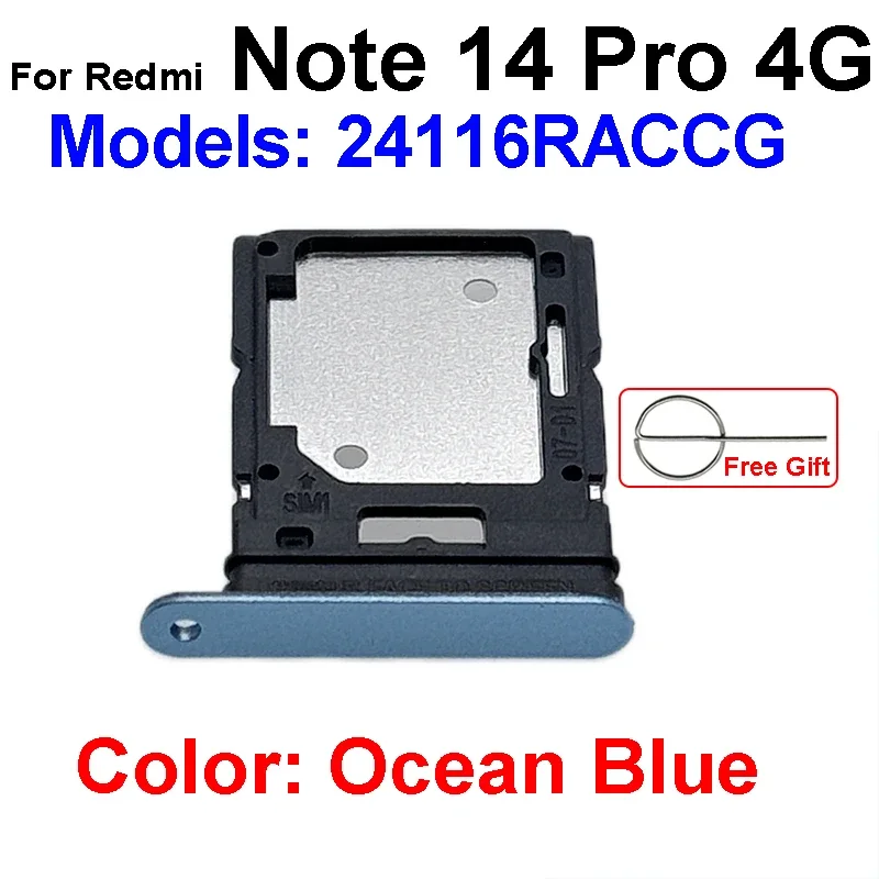 Redmi Note 14 4G Sim Kart Tepsisi Blue