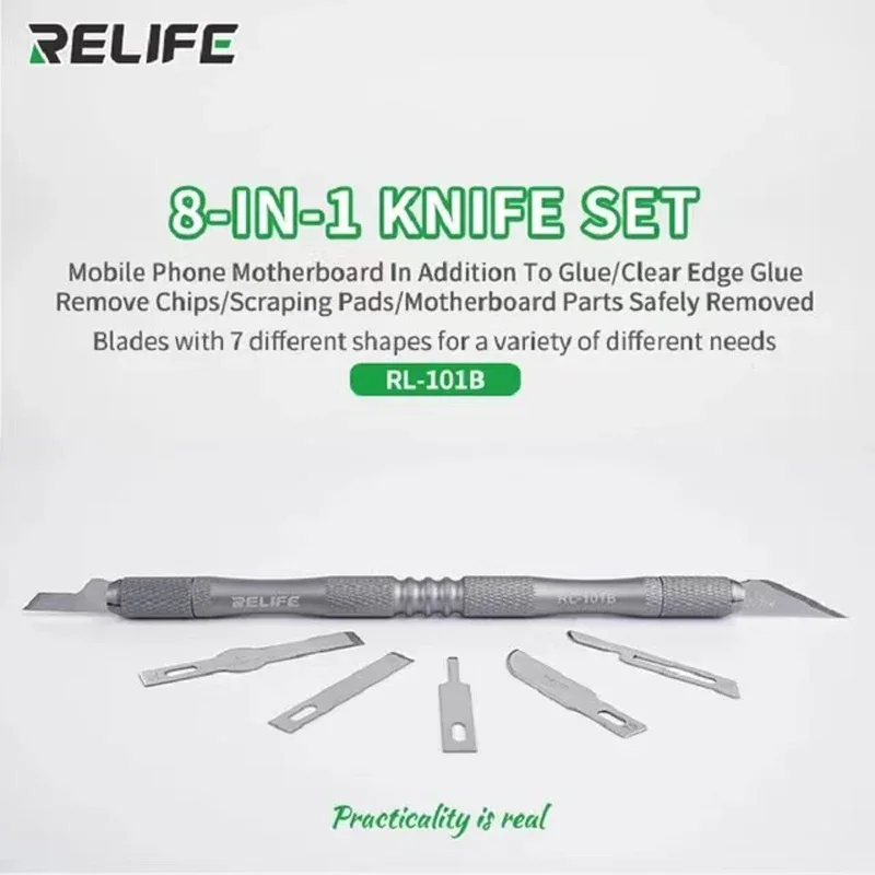 Relife Rl-101B 8 İ 1 Arada Neşter Kesme Takımı