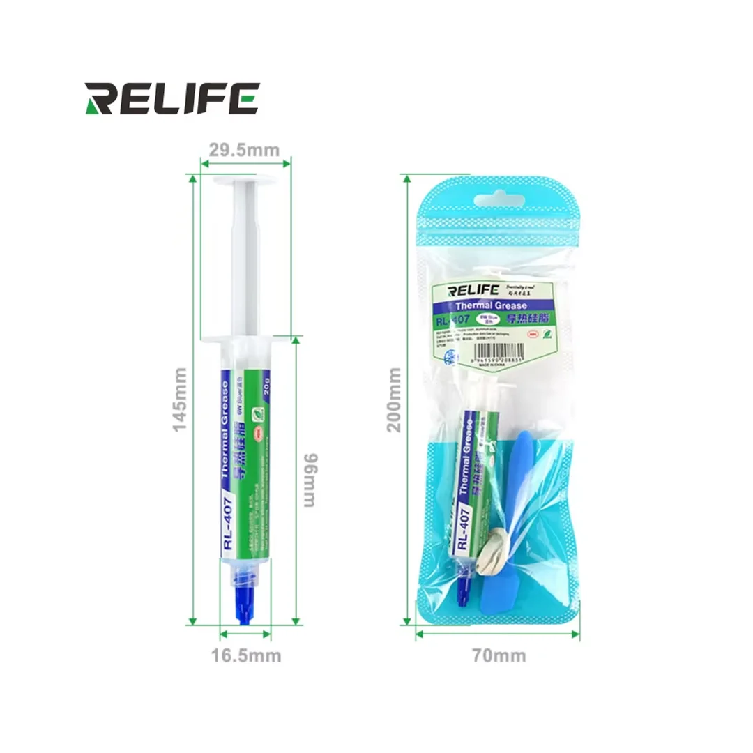 Relife Rl-407 20G Termal Macun 6W Mavi