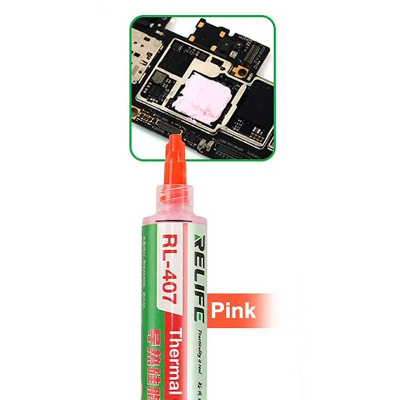 Relife Rl-407 20G Termal Macun 6W Pembe