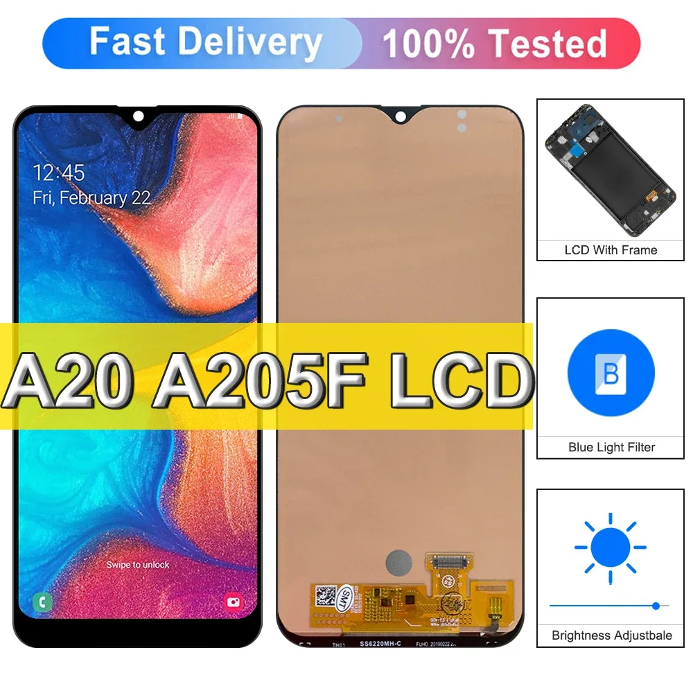 Samsung A20 A205 2 Ekran Ara Film