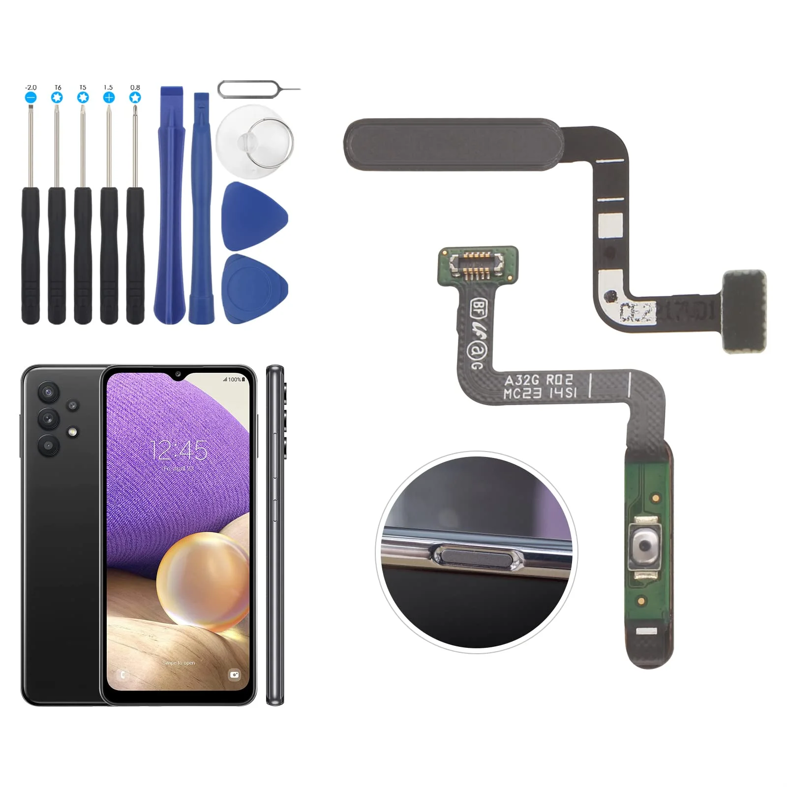Samsung A32 A325 5G Parmak İzi Sensör Flex