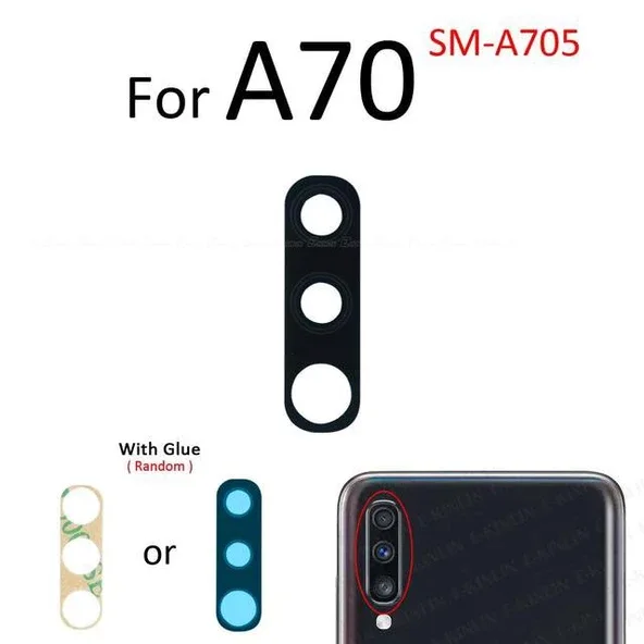 Samsung A70 A705 Kamera Camı