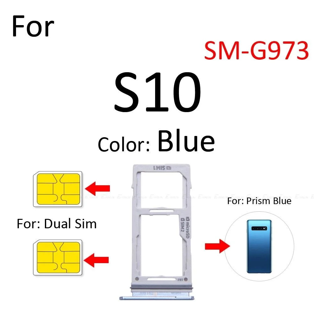 Samsung S10 G973 Sim Kart Tepsisi