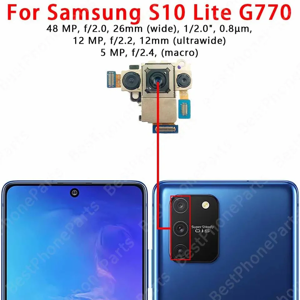 Samsung S10 Lite Arka Kamera