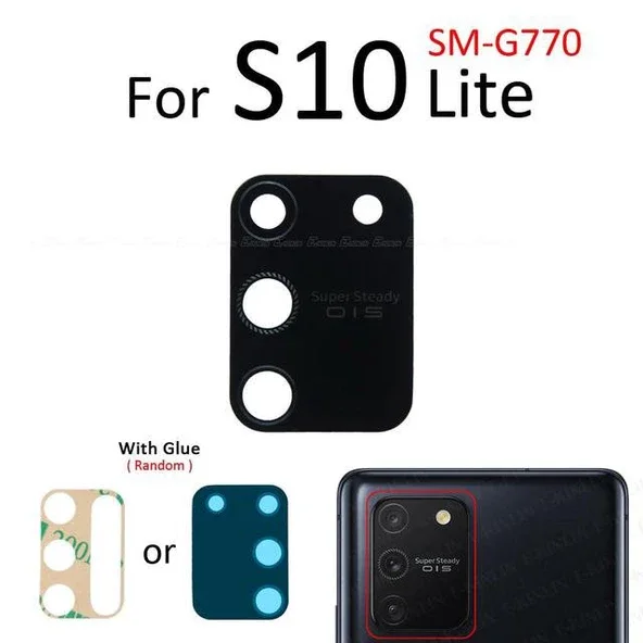 Samsung S10 Lite Kamera Camı