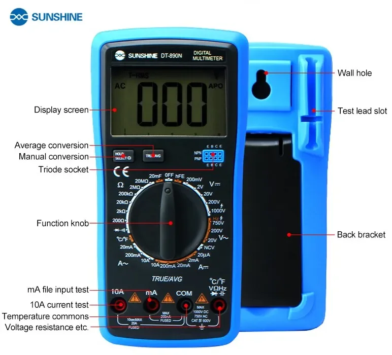 Sunshine Dt-890N Ölçü Aleti